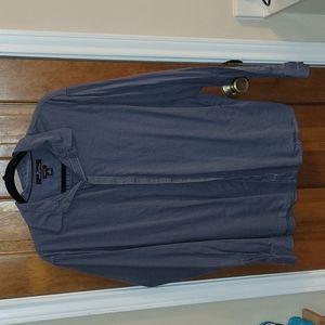 Men's Grey Marc Anthony Button Down Dress Shirt Slim Fit XL